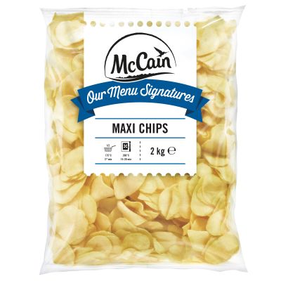 Potato maxi chips frozen McCain, 2.5 kg
